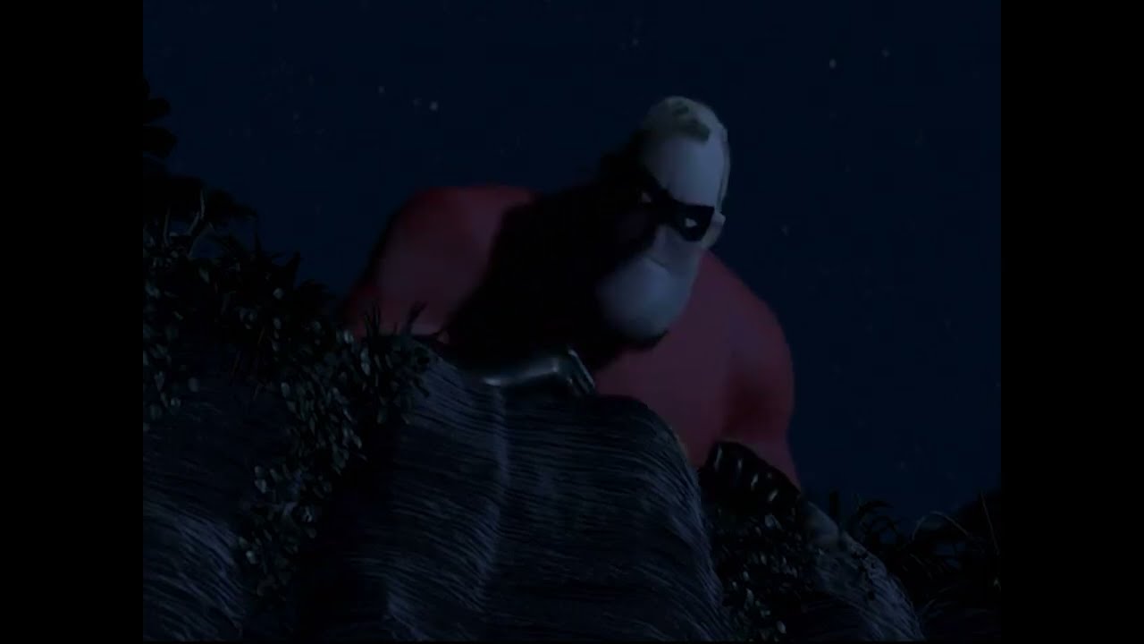 Incredibles Mr. incredible breaks into Syndromes lair 2-SoundMix