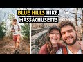 Hiking in the blue hills  incredible boston skyline views