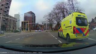 CBR Driving Priority rules in Netherlands - real case - routes 15 in Den Bosch #denbosch