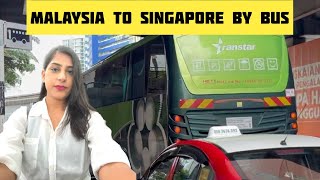 Malaysia to Singapore by Bus | Indian girl travelling Solo