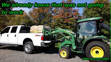 Kolik může zvednout traktor John Deere 3033R?