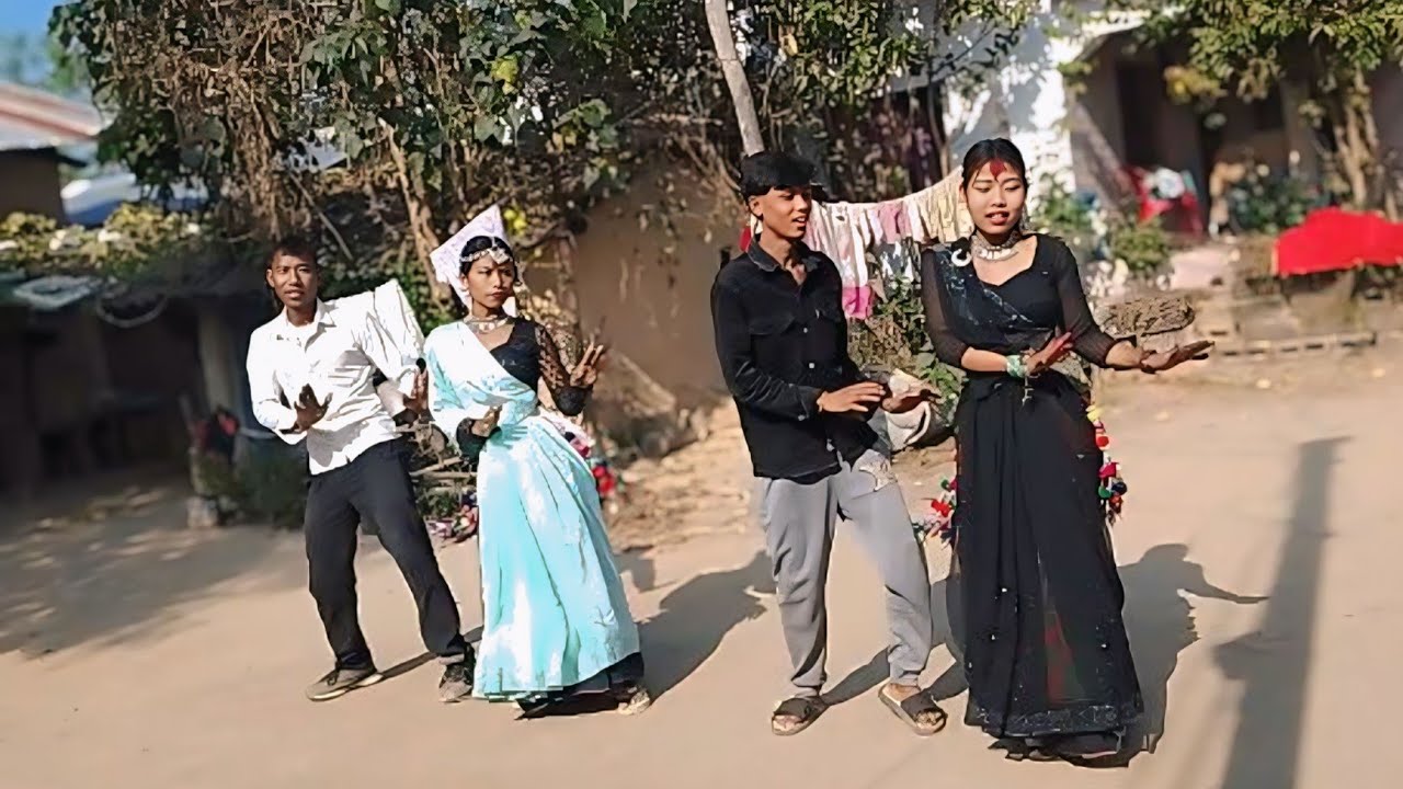 New tharu dance video chhori chhori se chhaili Lawagi puja dance practice 
