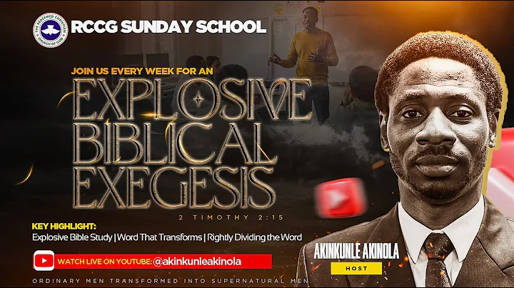 RCCG SUNDAY SCHOOL PREVIEW | TOPIC: THE EAR GATE | 14TH DECEMBER 2025