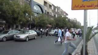 مساكن برزة - جامع الحسنين  :: مظاهرة  21-10-2012