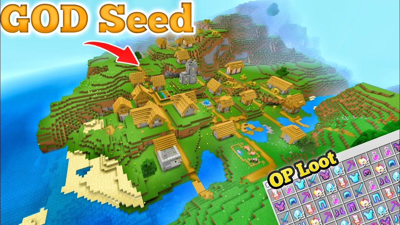 🔥(God Seed) For Minecraft Bedrock And Pocket Edition | Seed Minecraft 1 ...
