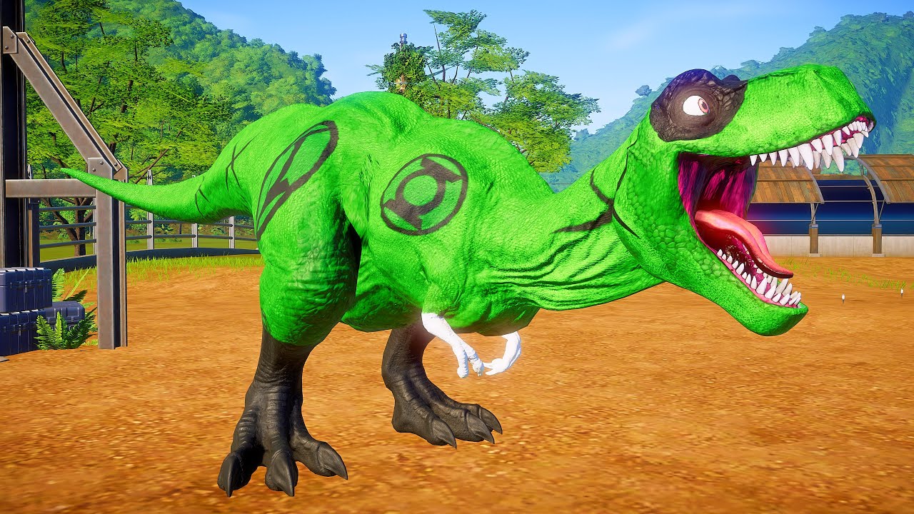 DINOSSAURO REX do BATMAN  Jurassic World Evolution Jogo de Dinossauro 