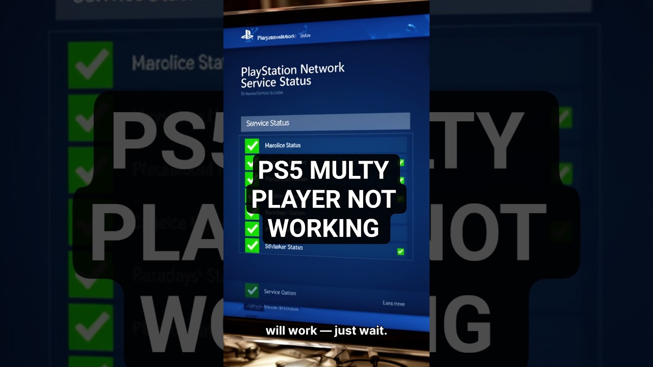 PS5 Online Multiplayer Not Working? Fix Connection Issues Fast!