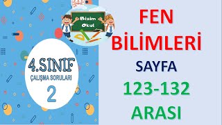 4. Sınıf Çalışma Soruları 2 Fen Bilimleri Sayfa 123 124 125 126 127 128 129 130 131 132 133