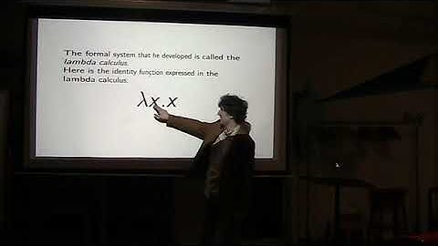Dustin Mulcahey on Lambda Calculus
