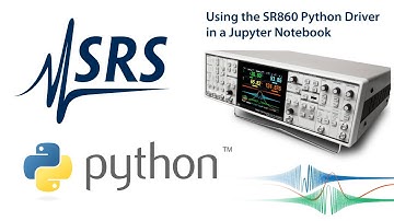 Using the SR860 Python Driver in a Jupyter Notebook