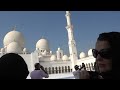 Visit to the Sheikh Zayed Grand Mosque in Abu Dhabi.