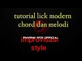 Modern lick melodi dan tutorial