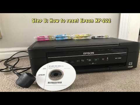 Reset Epson XP 202 Waste Ink Pad Counter