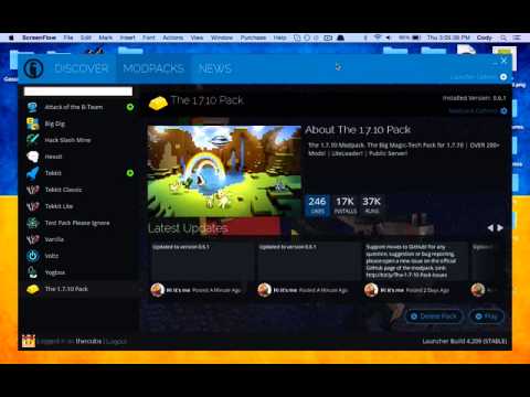 technic launcher wont work on my mac
