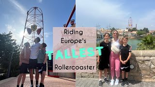 PORTAVENTURA WORLD VLOG - RIDING EUROPE&#39;S TALLEST ROLLERCOASTER 😱 Kerry Whelpdale AD