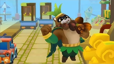 SUNBEAM HANK Defeat 22 Coconut Pandas in a Row!In the COCONUT GRASH Event Talking Tom Hero Dash 2021