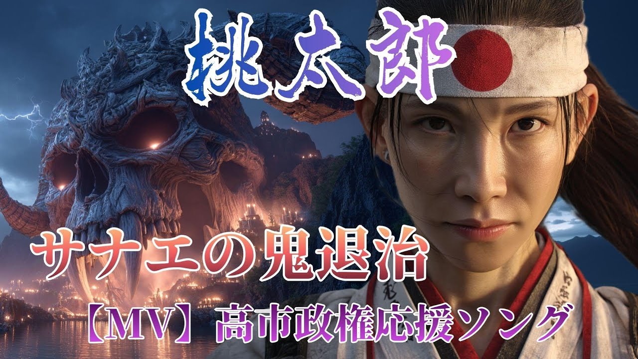 【高市早苗応援ソング】「サナエの鬼退治 〜失った誇りを取り戻すための戦い〜」