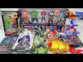 Captain America Ironman Spiderman Batman Hulk Superman Avengers Superhero Action Figure Unboxing 