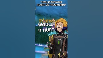 "UWU, is that your health on the ground?"