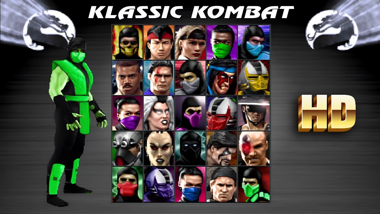 Ultimate Mortal Kombat 3 Plus (Mugen) Рептилия MK1 - 100% сложность