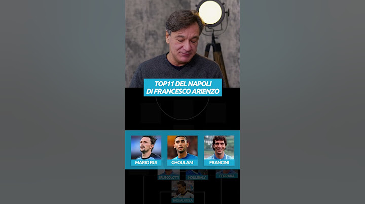 TOP 11 del NAPOLI con FRANCESCO ARIENZO  #calcio