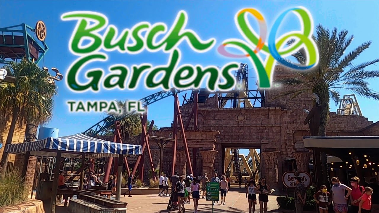 [4K] BUSCH GARDENS Tampa Bay | 2021 | Full Walking Tour - YouTube