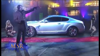 BENTLEY TURNS INTO A LAMBORGHINI-- WITH TWO WWE BEAUTIES INSIDE!