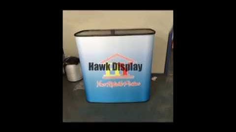 Trade show display counter & trade show display case