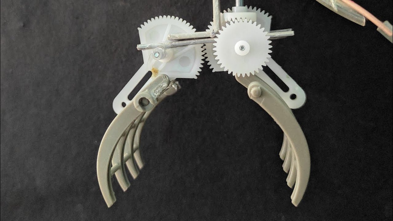 Powerful DIY Robotic Gripper Using N20 Motor Reduction Gears | PVC ...