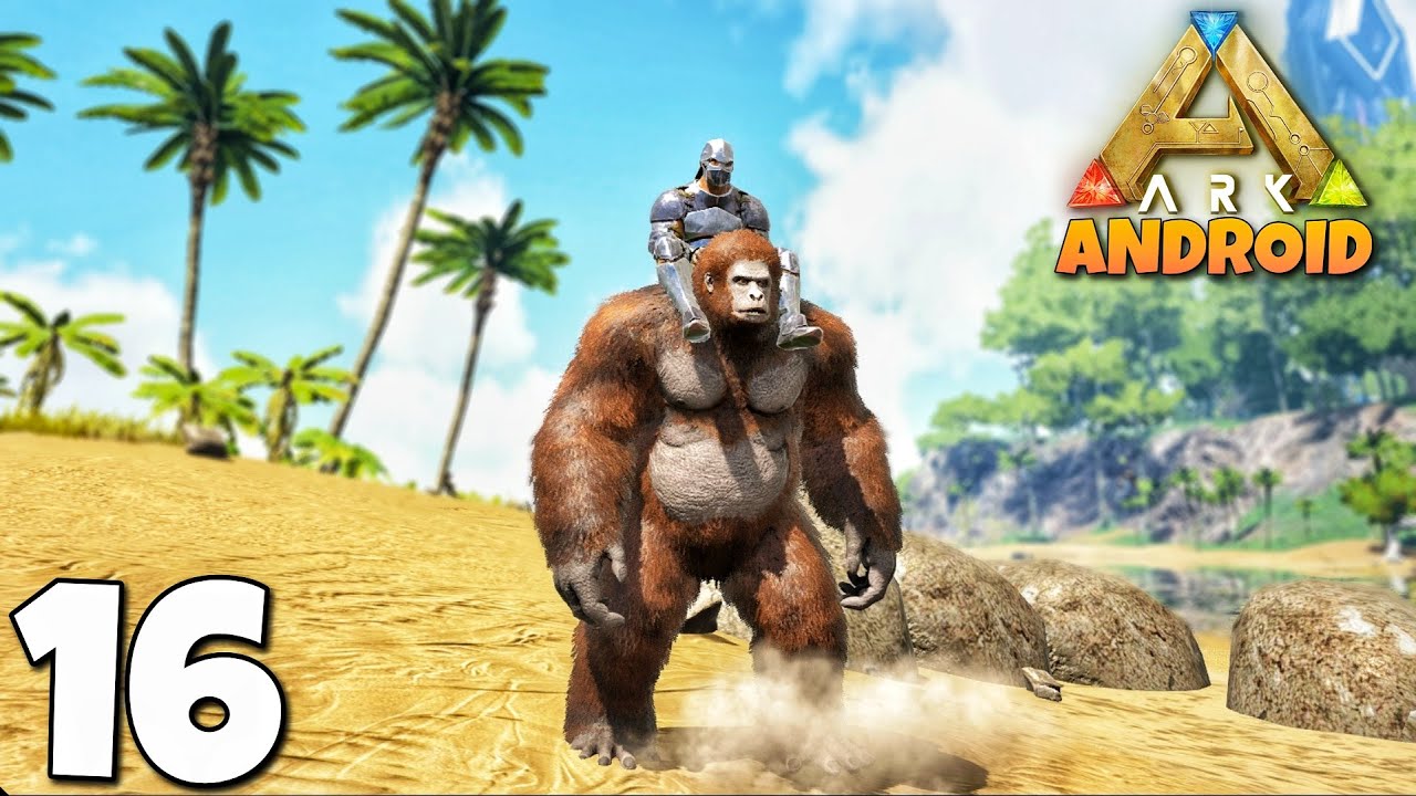 Taming High Level Gigantopithecus in Ark Mobile Revamp | Ark Ultimate ...