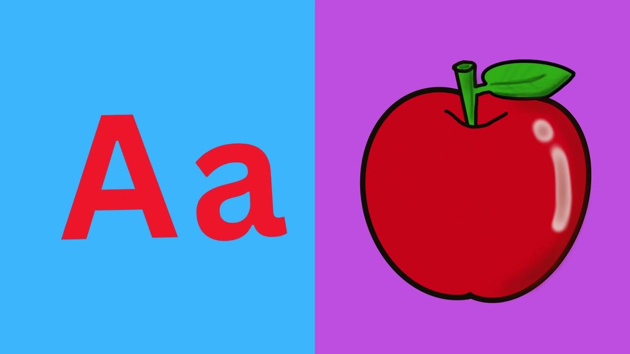 Phonics Song with TWO Words - A For Apple - ABC Alphabet Songs with ...