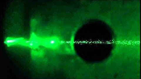 Several particles combine - Laser Trapping in Air
