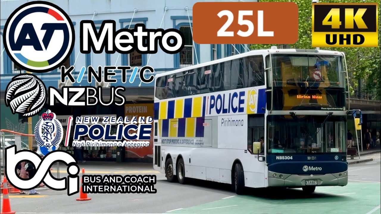 [Auckland Transport New Zealand Bus: 25L City Centre to Mount Eden, Lynfield] BCI Citirider AT Metro