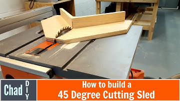 Simple 45 Degree Crosscut Sled