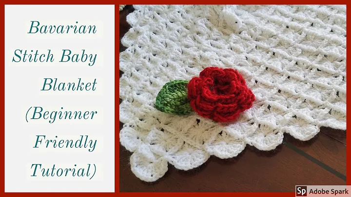CROCHET: How to make Fancy Baby Blanket Tutorial