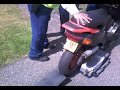 Zip 180cc op rollerbank in Zwijndrecht, agent gewond