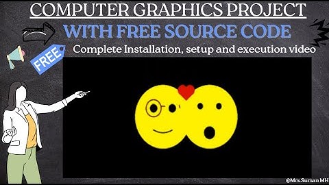 Moving Smiles | OpenGL Project |  Computer Graphics Project | With Free Source Code
