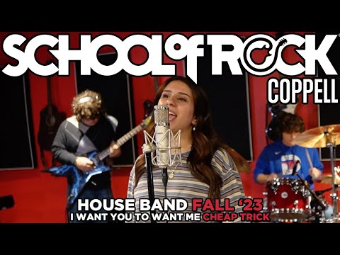School Of Rock Coppell House Band Performs I Want You To Want Me By Cheap Trick Live!