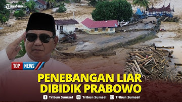 🔴UPDATE Prabowo Soroti Penebangan Hutan 442 Tewas Korban Banjir Aceh-Sumut-Sumbar, Menhut Kemana?