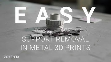 Easily Removable Supports in Metal 3D Prints ⛓️