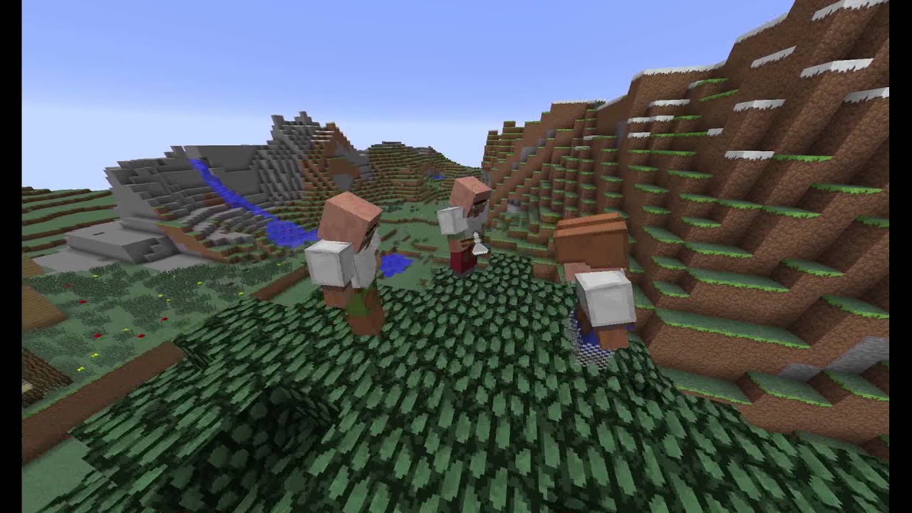 Bg minecraft animations: Тримата глупаци и дървото