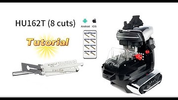 How to Pick, Decode HU162T 8 Cuts with LISHI, and Generate a New Key via 2M2 Tank 2 Pro