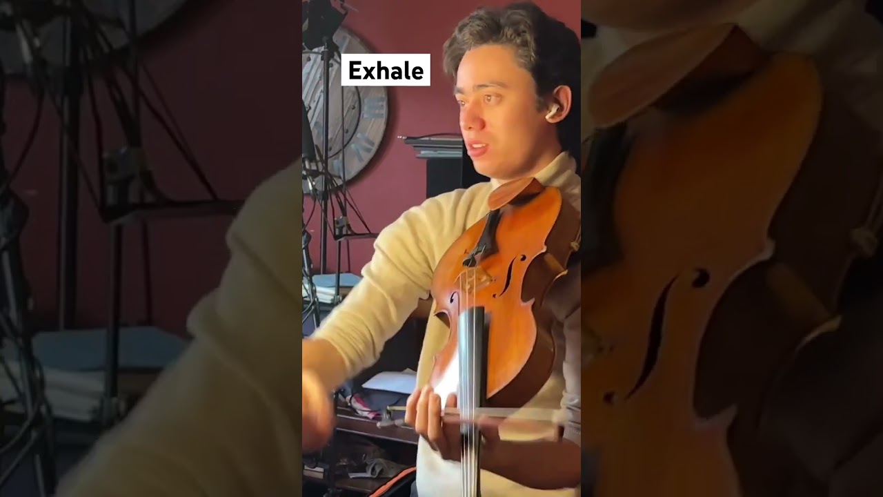 При игре на альте важно выдыхать 