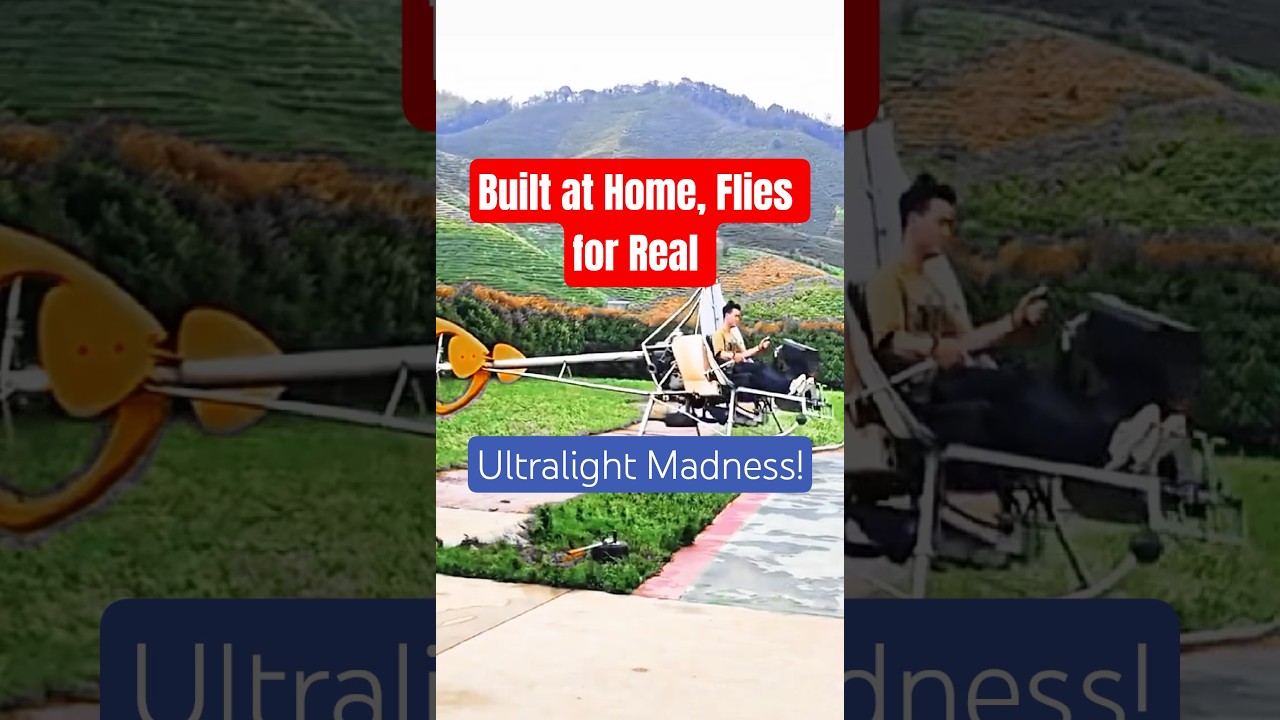 This Man Built Open-Frame Helicopter Actually Flies — DIY Aviation to the Extreme!