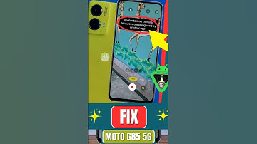 Motorola Moto G85 5g: Fix Camera Problem - Unable To Start Capture  #motog85 #shorts