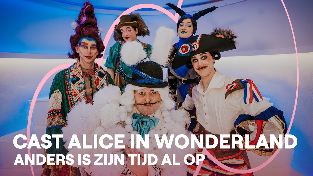 MNM Live: Cast Alice In Wonderland - Anders Is Zijn Tijd Al Op