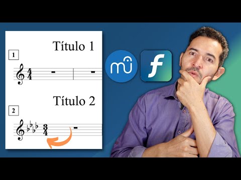 Varias partituras en la misma página | Ejercicios o canciones (MuseScore y Finale)