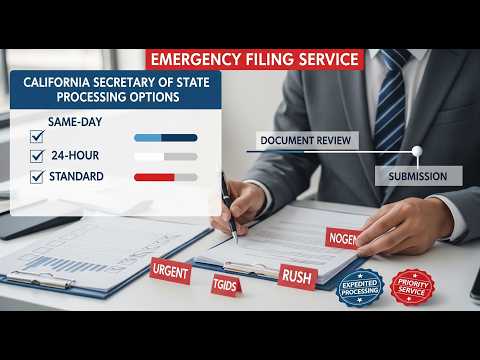 How to use emergency nonprofit filing service in Perris, California.