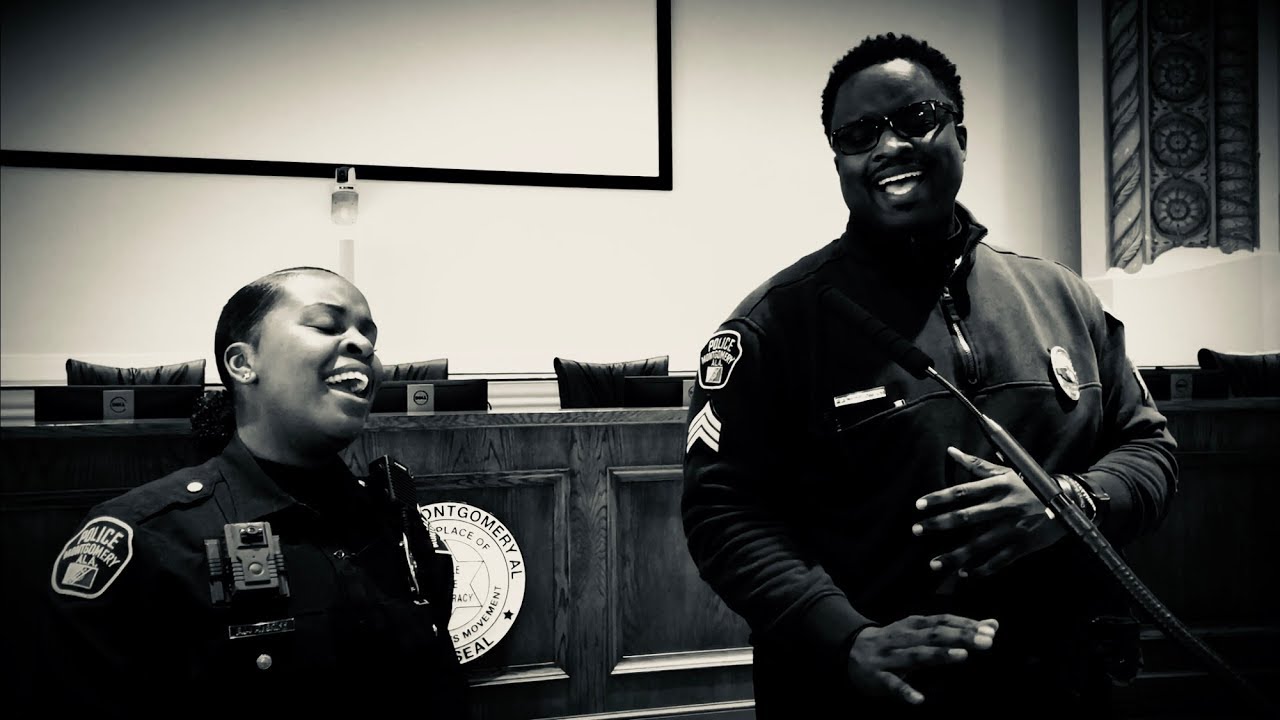 Two Montgomery Police Officers Perform