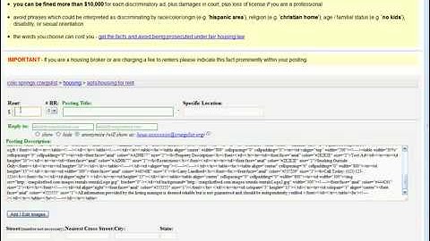 How to Post to craiglist. Craigslistfeed.com.mp4